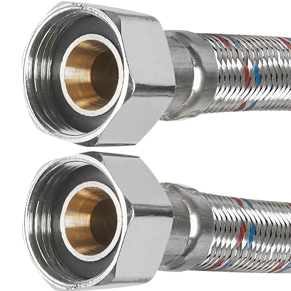 Гибкая подводка для воды Aquabeam 3/4" гайка - гайка 200 см STLM-2138217 - Вид №1