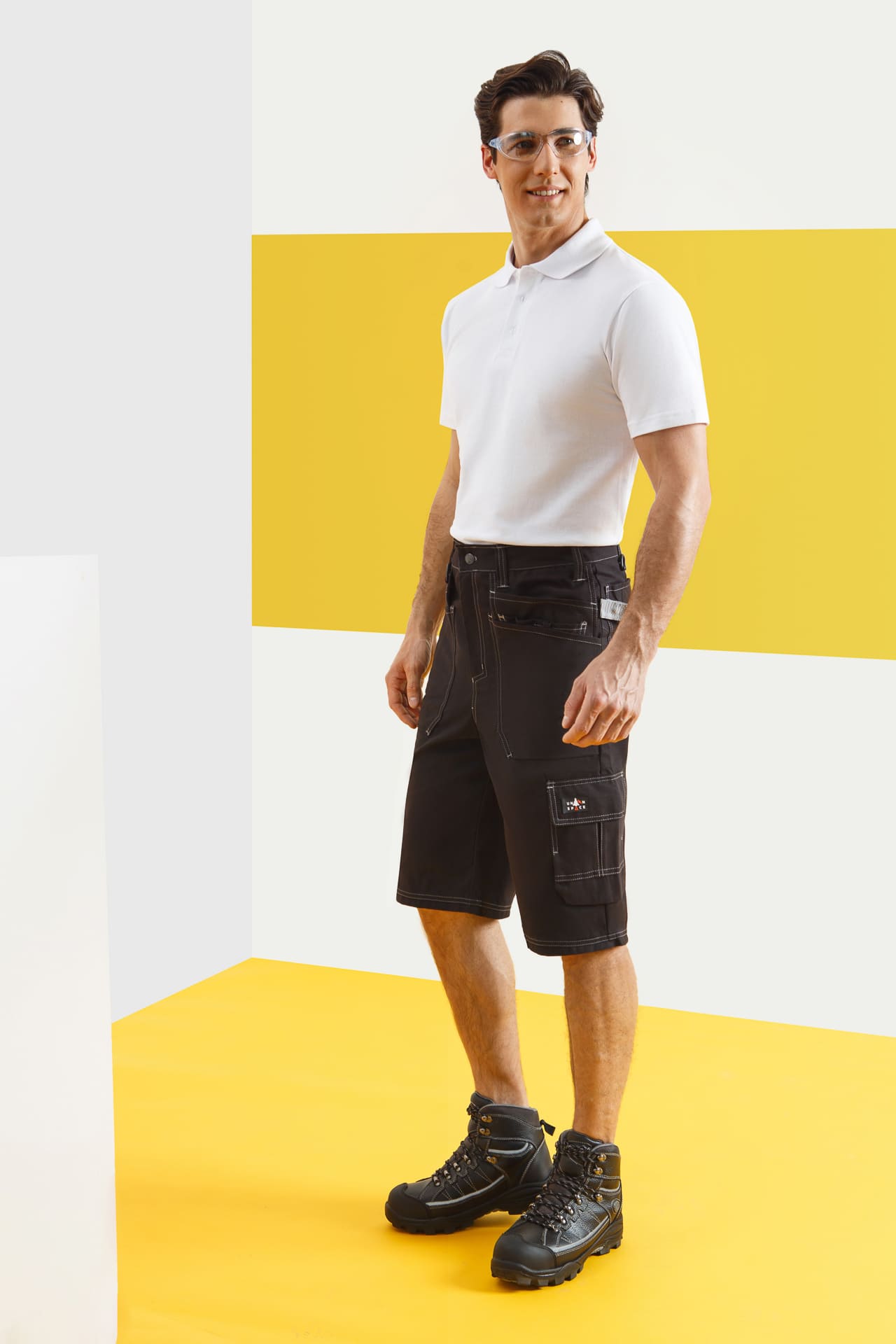 62878 Шорты  черные Union Space  Летняя спецодежда  размер 44-46/158-164  - Вид №4