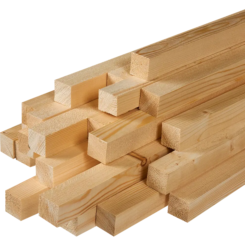 Брусок строганый 40x40x2000 мм цельный хвоя сорт Оптима ФГИС ЛК 81946323 STLM-2125764 Santreyd  - Вид №1