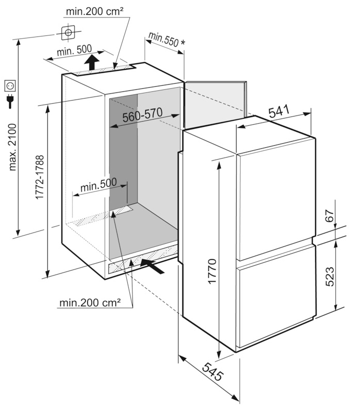 4788437 Встраиваемый холодильник Liebherr ICBSd 5122 STDN-0060958 - Вид №10