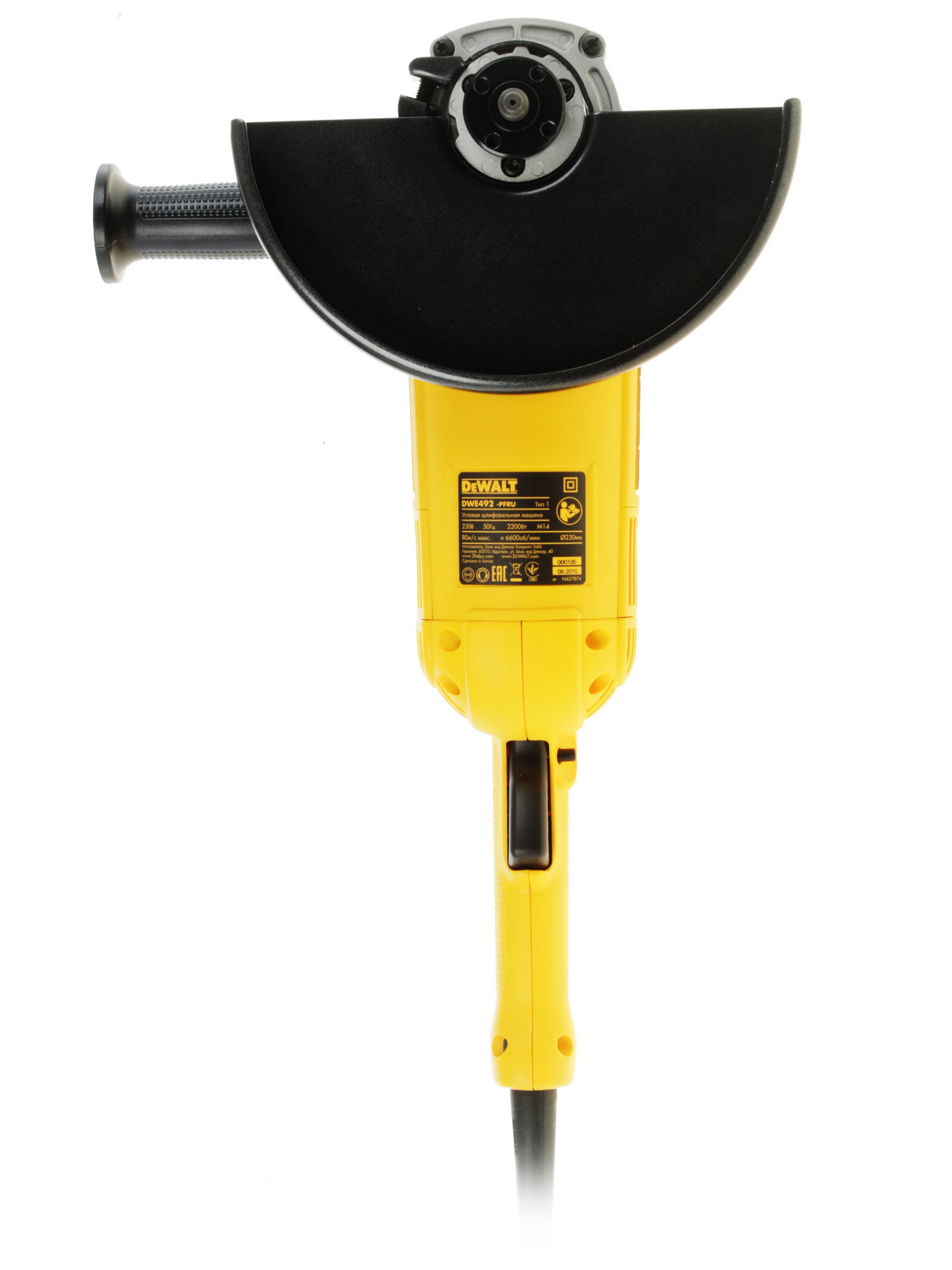 Углошлифовальная машина (УШМ) DeWalt DWE492 1081474 STDN-0008084 - Вид №3