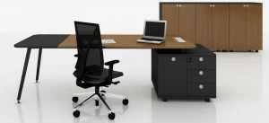 Tuna Ofis Рабочий стол со встроенной полкой E-motion