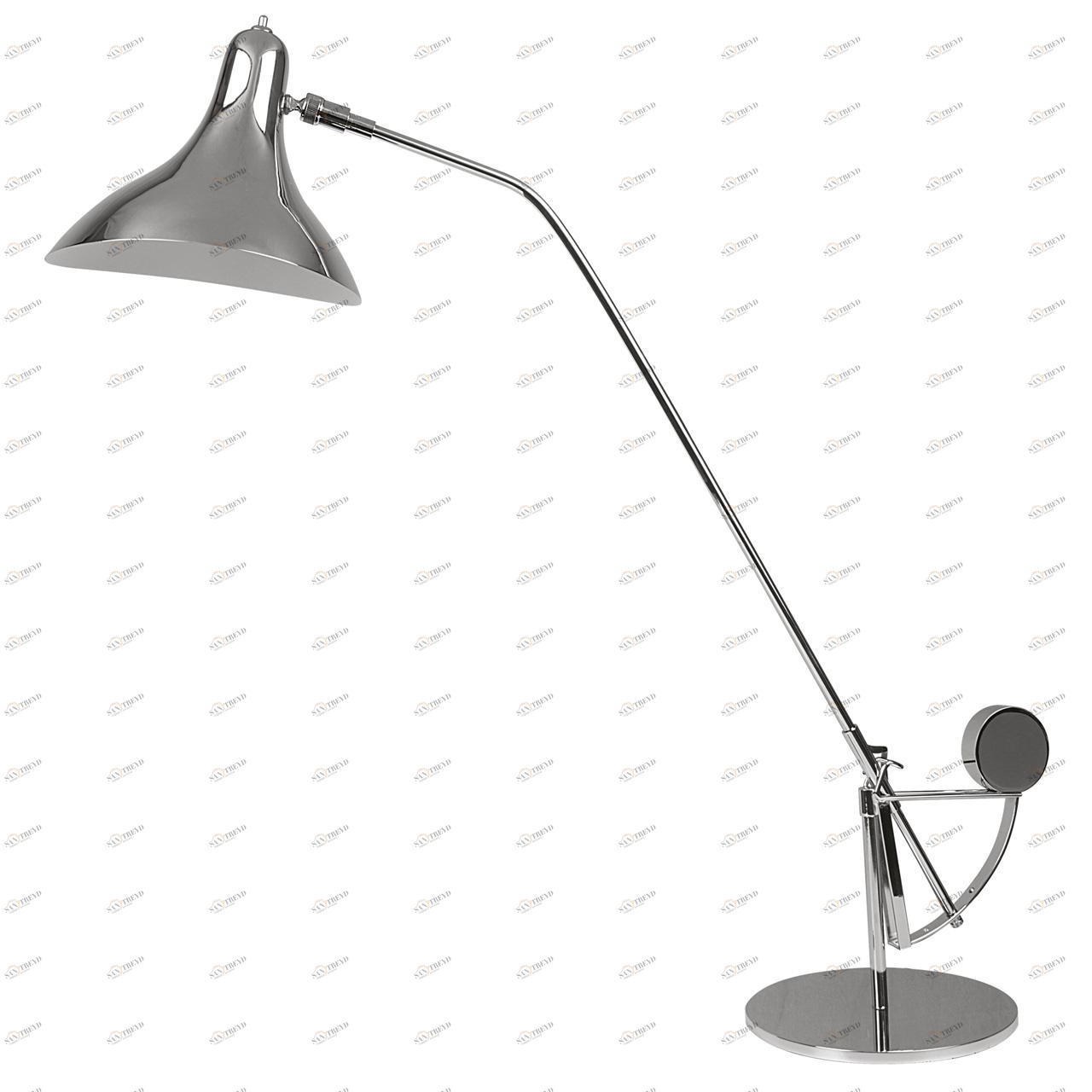 Настольная лампа Lightstar Manti 764904 LIGHTSTAR КЛАССИЧЕСКИЕ 079556 Серый;хром 