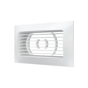 Вентиляционная решетка с фланцем Fonet 110x55 мм пластик цвет белый