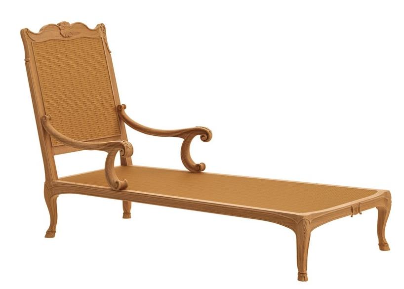 ASTELLO Кресло для отдыха из тика Fleur de lys sun-id-1425228 - Вид №5