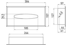 Emco Bad Настенный держатель для салфеток System2 sun-id-1463792 - Вид №1