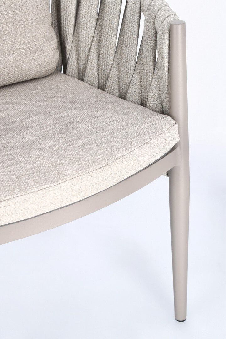 Веревочный садовый стул со встроенной подушкой BIZZOTTO Jacinta ARCH-00039925 - Вид №17