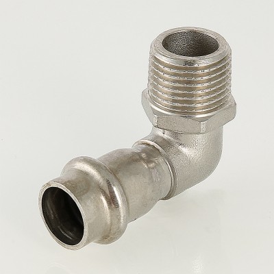 VTi.953.I.002205 Фитинг из нержавеющей стали – пресс-угольник с наружной резьбой Valtec 22 мм х 3/4"  - Вид №3