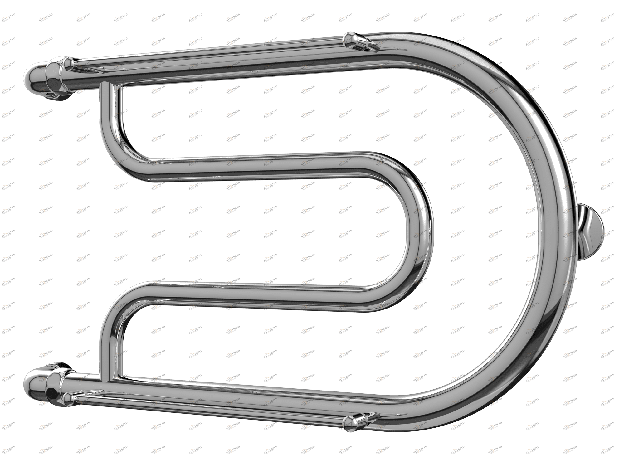 4620768881251 ЭКОНОМ Фокстрот AISI 32х2 320х700 Полотенцесушитель TERMINUS Нержавеющая сталь