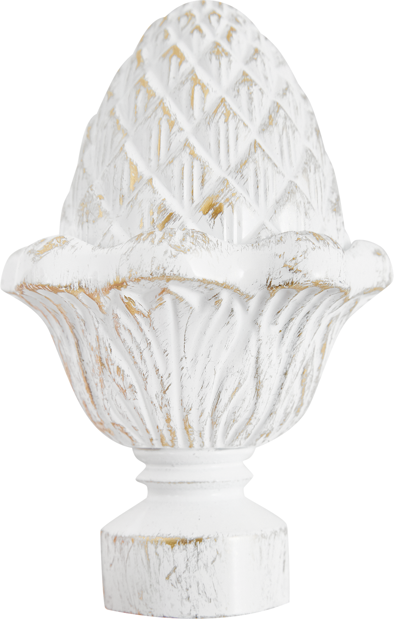 Наконечник алюминиевый белый 20 см INSPIRE (2 шт.) 86421285 STLM-0068871