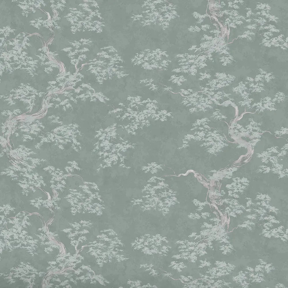 Обои флизелиновые Wallsecret Comfort Bonsai мятные 1.06 м 9156-25 89457593 STLM-2046327