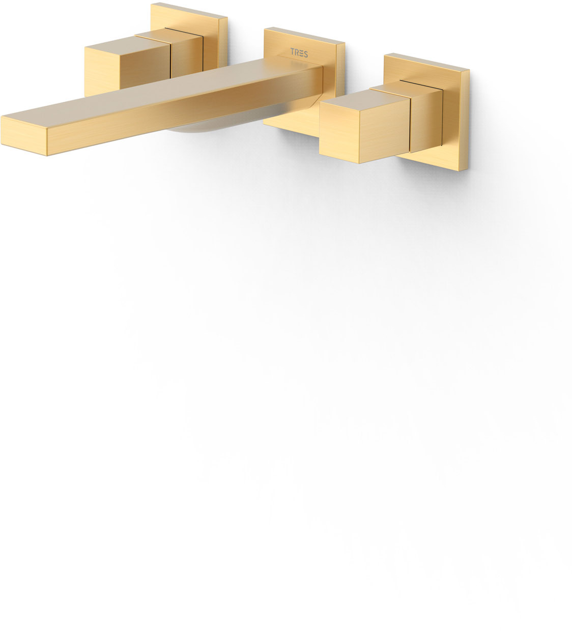 Скрытый смеситель для умывальника CUADRO с двумя ручками-00815301OM TRES