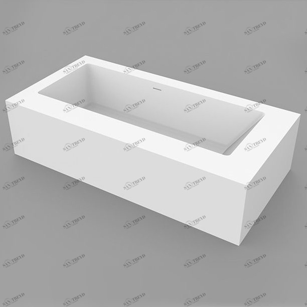 Dimasi Ванна прямоугольная отдельностоящая Ivory Big 3 белая IBG310200