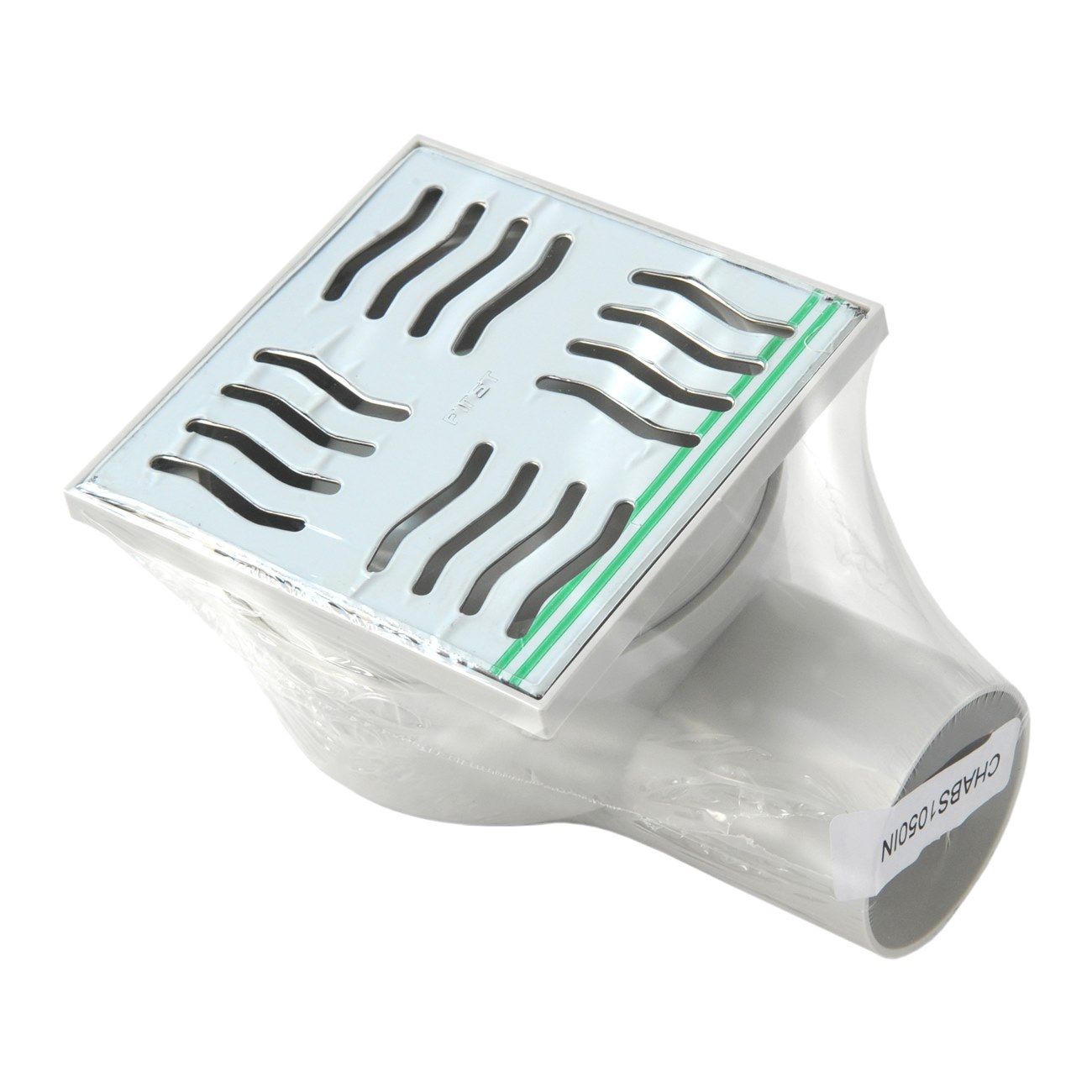 Крышка люка из АБС-пластика с решеткой из нержавеющей стали и поворотным горизонтальным выхлопом First Corporation First Plast ARCH-00019834 - Вид №1