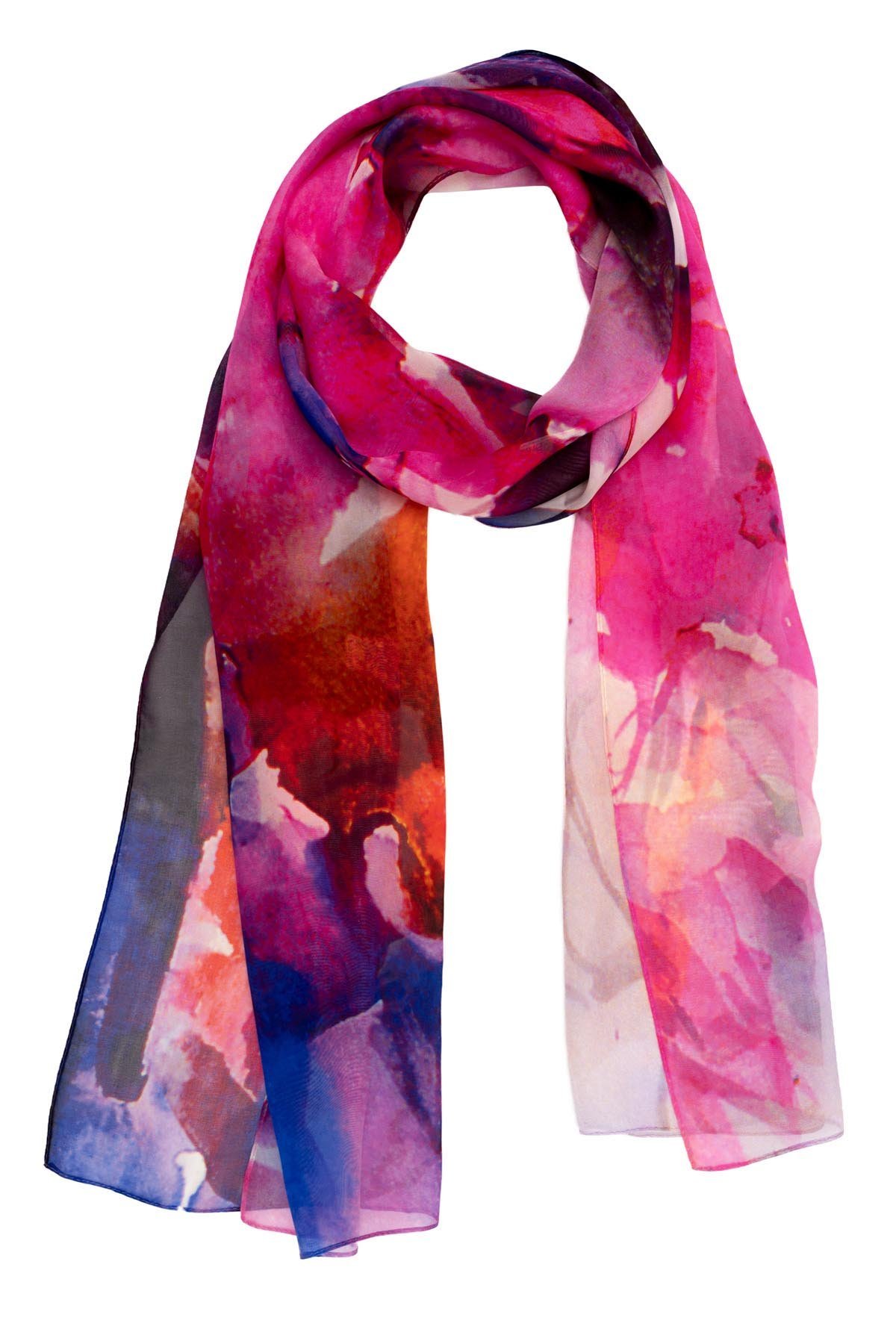 TICHO Шарф 40/180 шелк 100% PETRUSSE Santreyd 