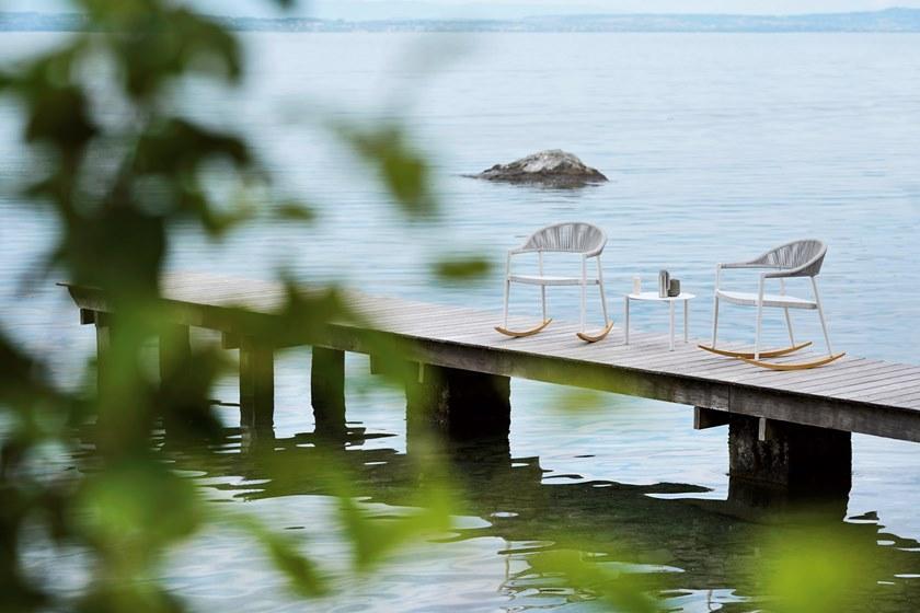 Varaschin Круглый алюминиевый садовый столик Bahia 2265 - Вид №7