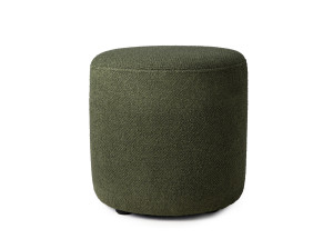 Круглый пуф из ткани