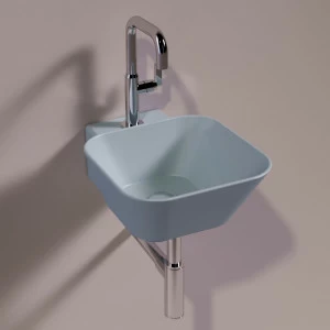 WA07TELAMATT Подвесная раковина настенная квадратная Simas