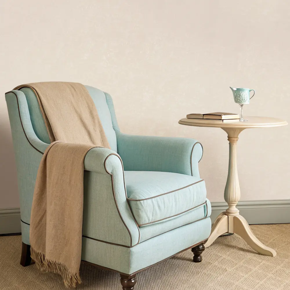 Обои флизелиновые Belvinil Фантом бежевые 1.06 м 0499-61 STLM-2155021 - Вид №5