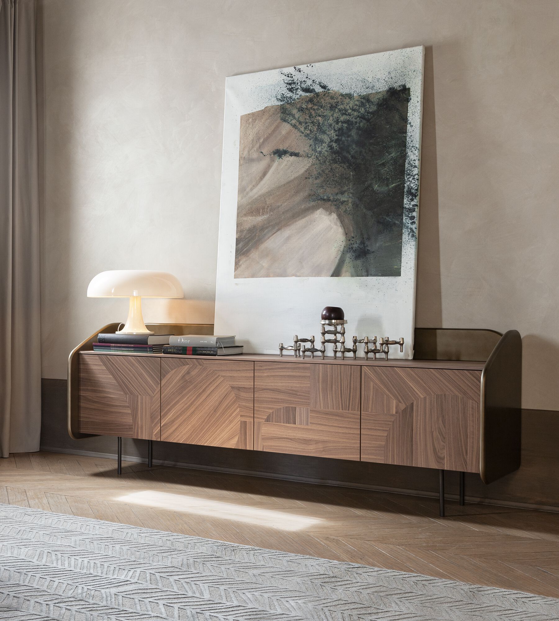 Шкаф из грецкого ореха с распашными дверями Morica Design Haute Couture ARCH-00124489 - Вид №11