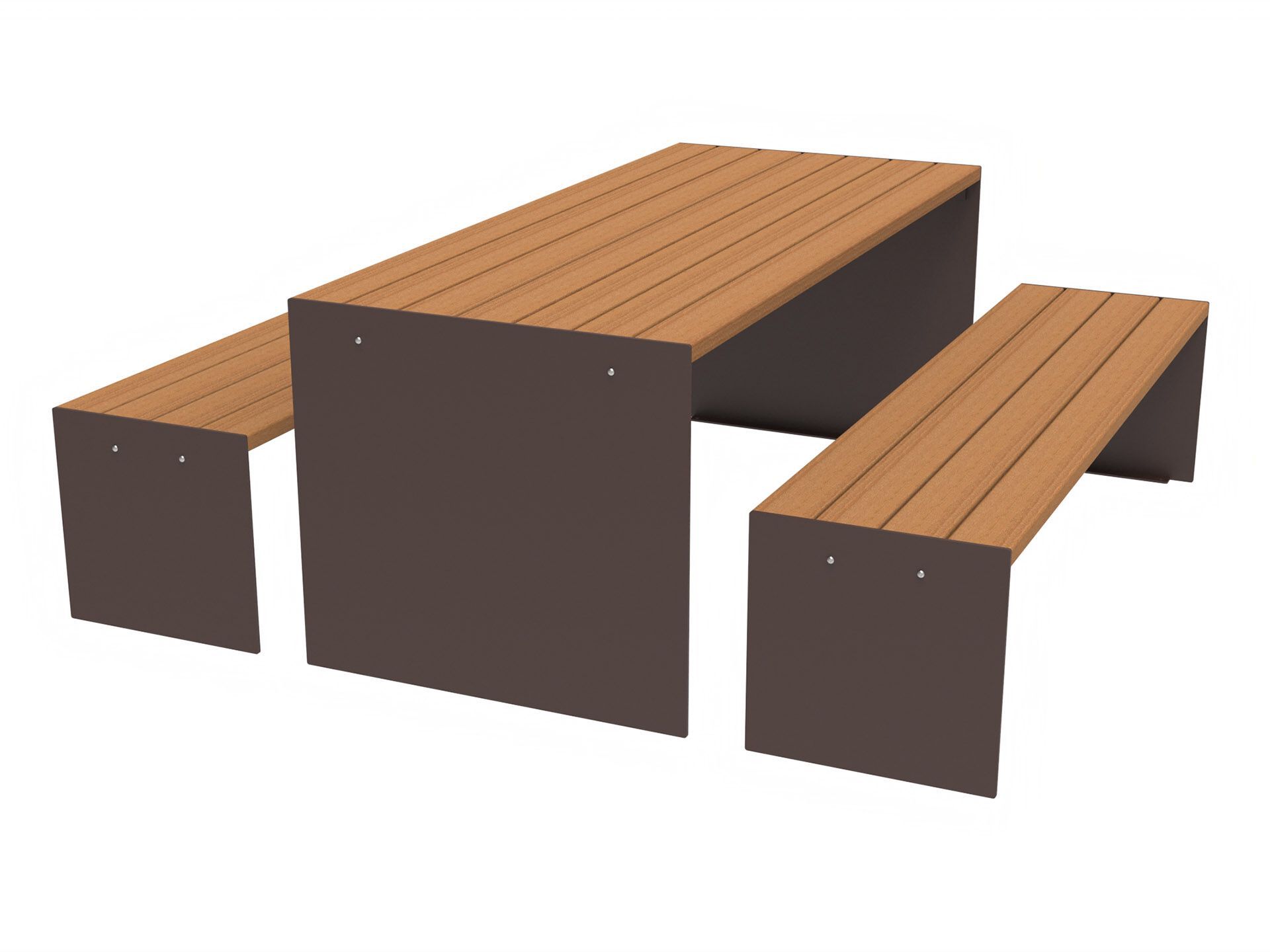 Стол для пикника со встроенными скамейками Lazzari Recto ARCH-00105488 - Вид №13