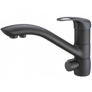 Zorg ZR 404 KF черный металл Смеситель для кухни Zorg 200х240
