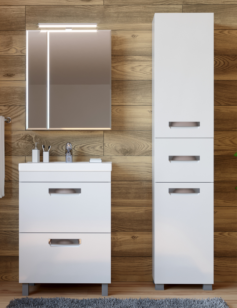 Тумба Plaza 2-600 (VGA)600⨉460⨉820 мм белый Santreyd sun-id-665399 - Вид №4