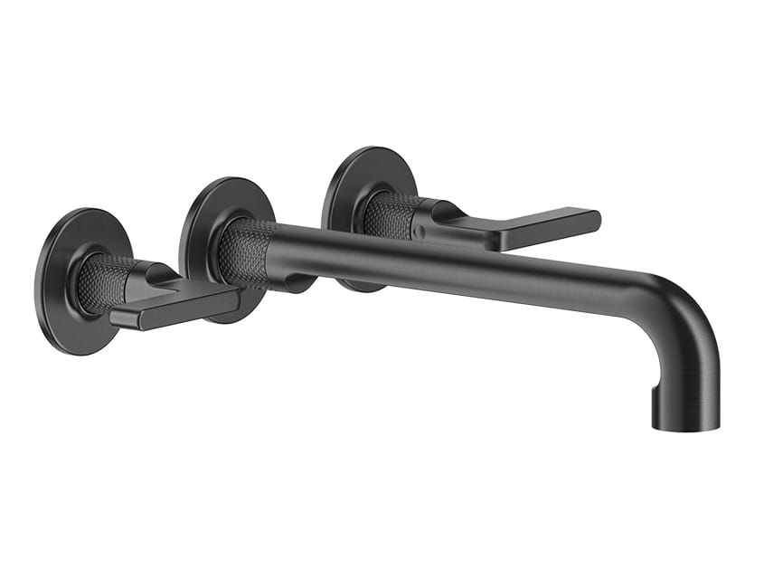 Металлический настенный смеситель для раковины с 3 отверстиями Gessi гравированный ARCH-00077181 - Вид №1