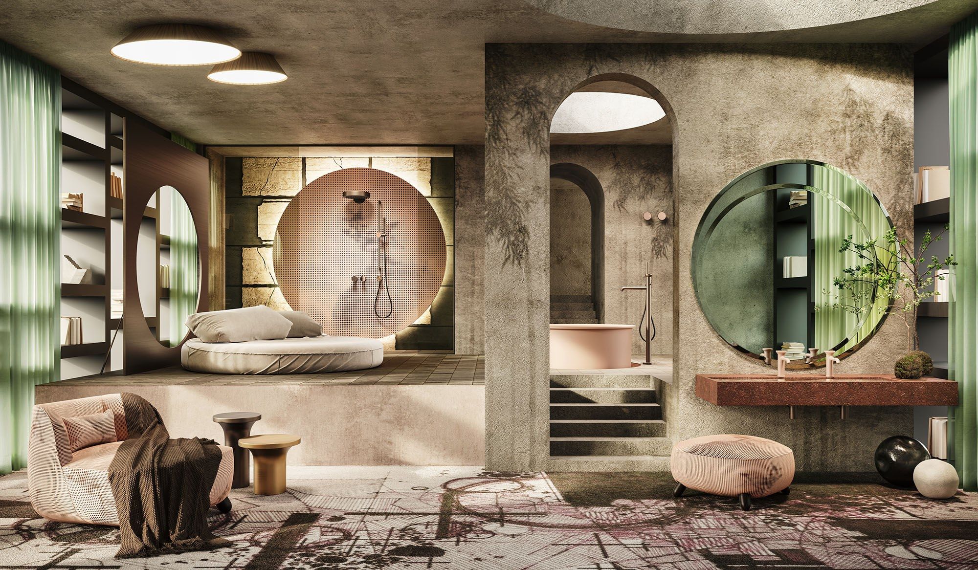 Металлическая настенная вешалка Gessi происхождение ARCH-00141276 - Вид №6