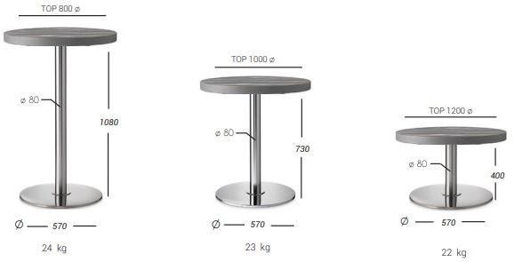 PF Stile Основание стола из нержавеющей стали Basic 431 - Вид №2