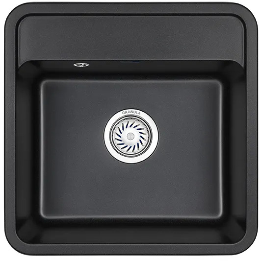 5001, ЧЁРНЫЙ, кухонная мойка, СтандАРТ кварц