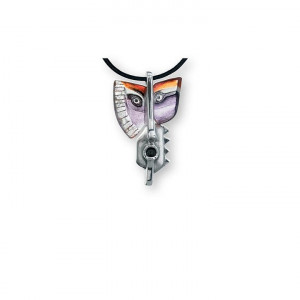 84302 Подвеска "Рюрик", пурпурная/оранжевая, 60 мм Maleras