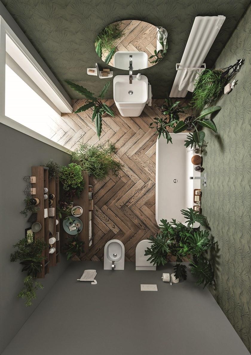 Напольная раковина стоящая овальная ARBLU TULIP sun-id-1451285 - Вид №4