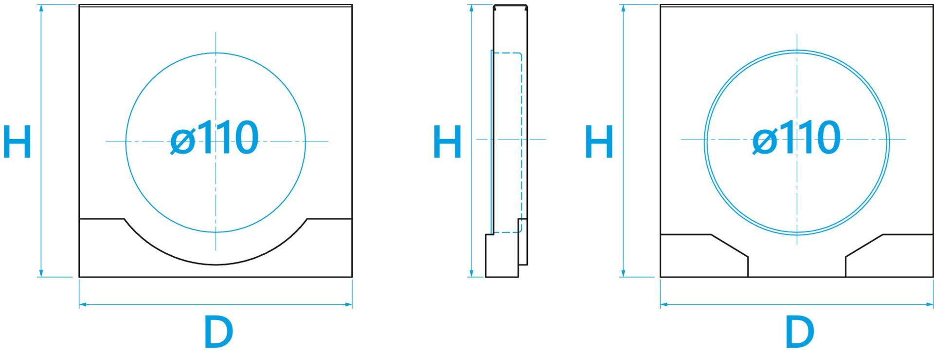 Pircher Передняя головка со сливом Parking sun-id-1459045 - Вид №2