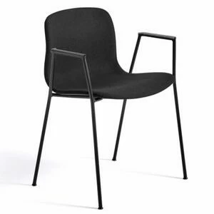 Стул AAC19, черный с черным основанием