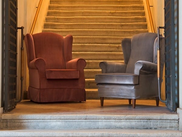 Тканевое кресло с подлокотниками Domingo Salotti 200-202 ARCH-00086919 - Вид №1