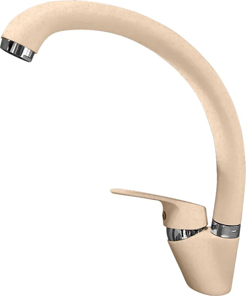 Кухонный смеситель 3323 песочный GranFest 