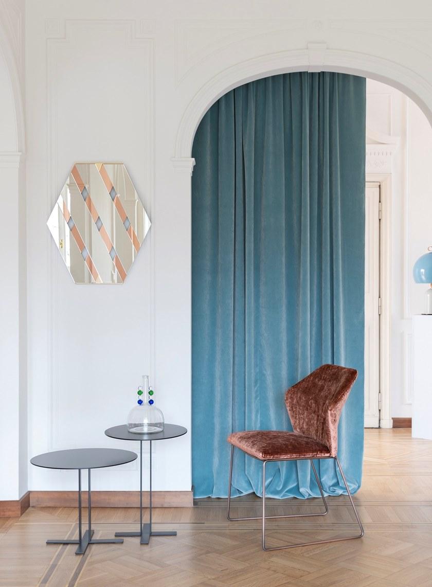 Saba Italia Санный стул с обивкой из ткани New york sun-id-1352378 - Вид №5