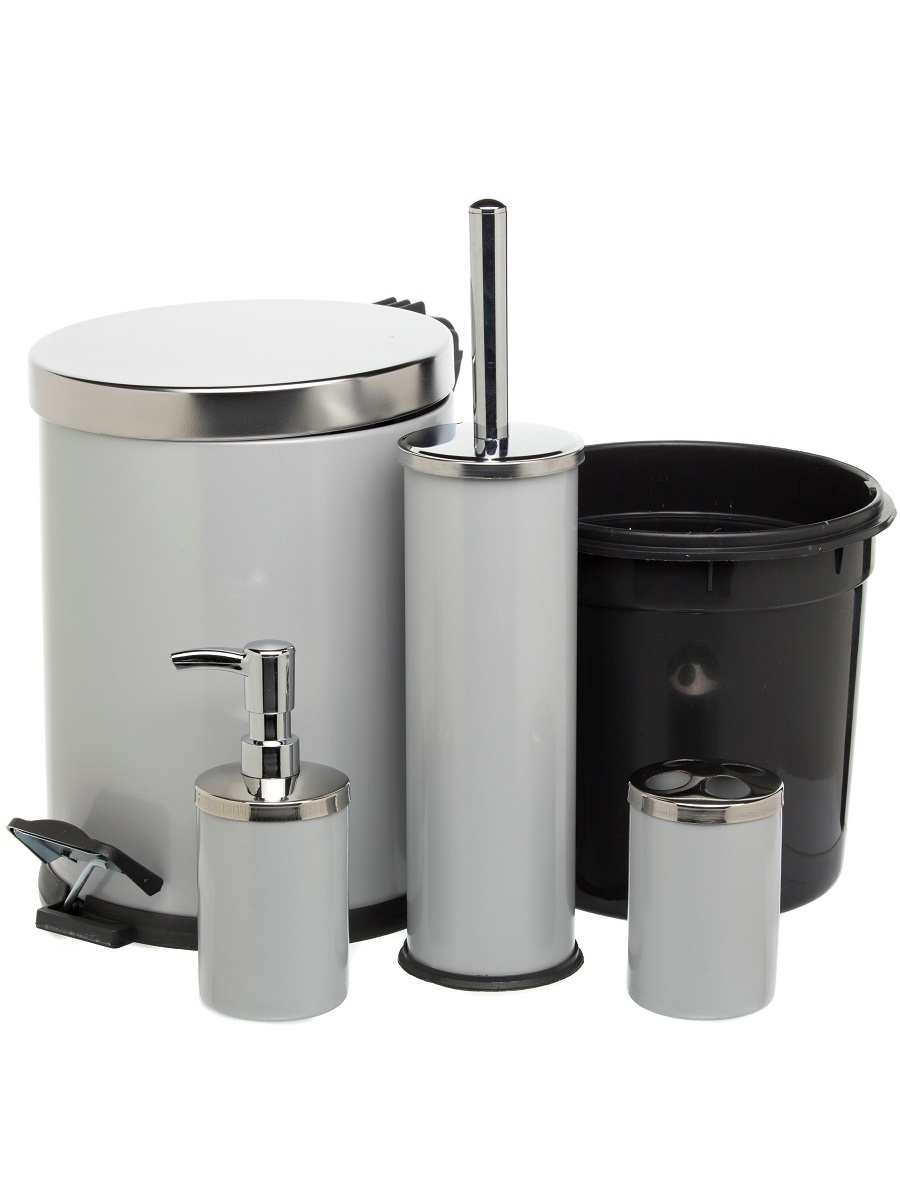 Набор аксессуаров для ванны Nebula 4Set Grey NAVAKO 11119 - Вид №2