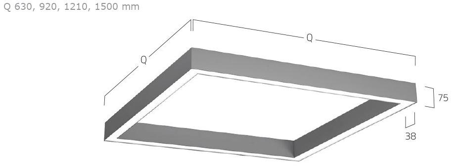 Lightnet Светодиодный потолочный светильник Matric sun-id-1447494 - Вид №1