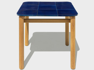 Керамический квадратный садовый стол