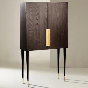 Барный шкаф с 2 дверцами ясень кофейный Bullwood ACWD BULLWOOD 00-3981918 Коричневый