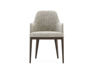 Мягкий тканевый стул с подлокотниками