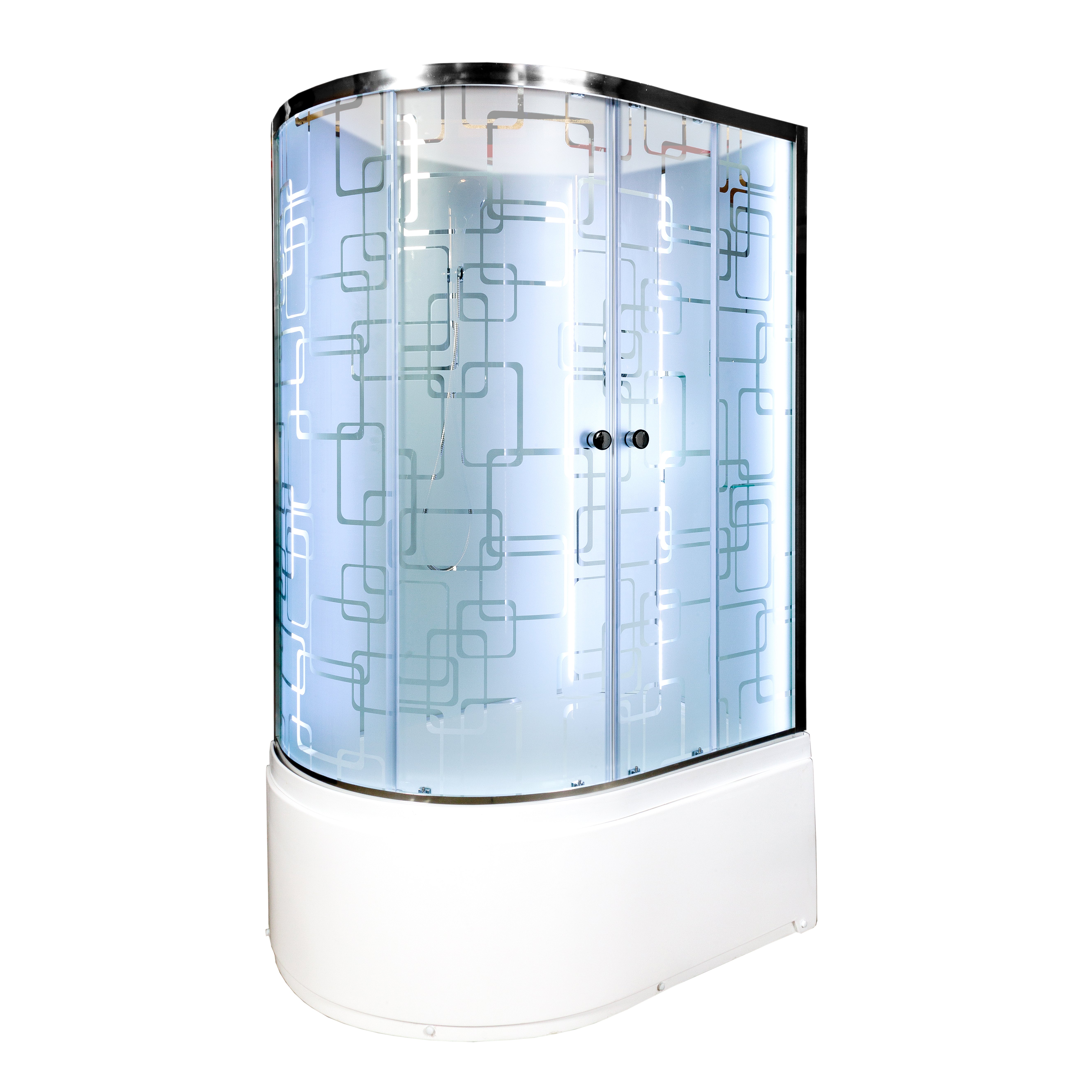 ЕМ2790 с гм. и эл. Душевая кабина DETO Серия ЕМ ЕМ4512 R N LED с гм. - Вид №6