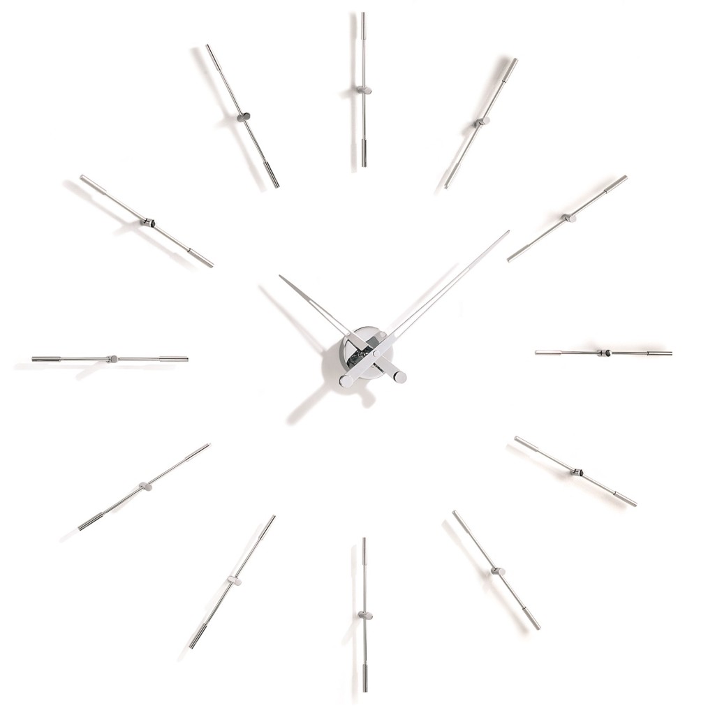 095600 Часы i 12 хром-белый Nomon Merlin 