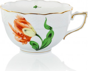 74698 Herend Чашка чайная 250мл "Китти" (оранжевая) Фарфор, Керамика