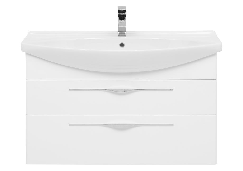 Тумба с раковиной Aquanet Ирвин 105 белый 0020397400175449 - Вид №2