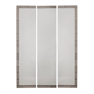 Зеркало прямоугольное настенное серебро -центр PUSHA ДИЗАЙНЕРСКИЕ 062600 Серебро  - Вид №1