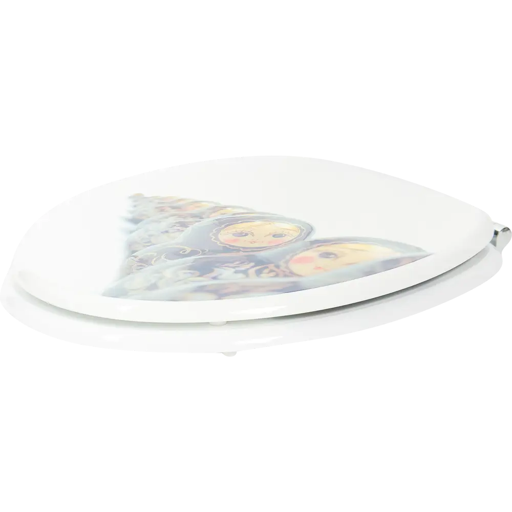 Сиденье для унитаза Матрешка дюропласт, микролифт WIRQUIN Без серии STLM-2165170 - Вид №1