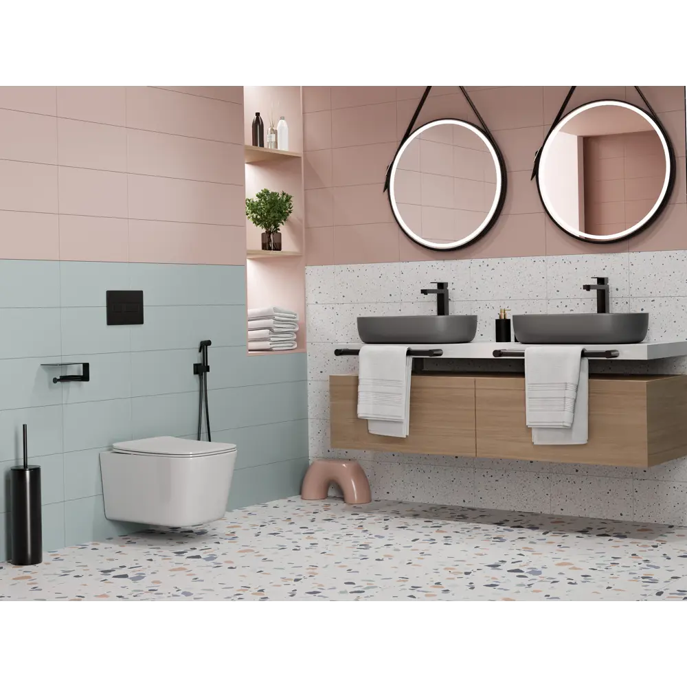 Santreyd Mersey Terrazzo - настенная плитка с терраццо-эффектом 20×40 см 89364561 STLM-0945344 - Вид №8